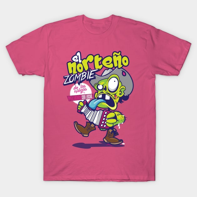 norteño zombie T-Shirt by jorgewilliams7th